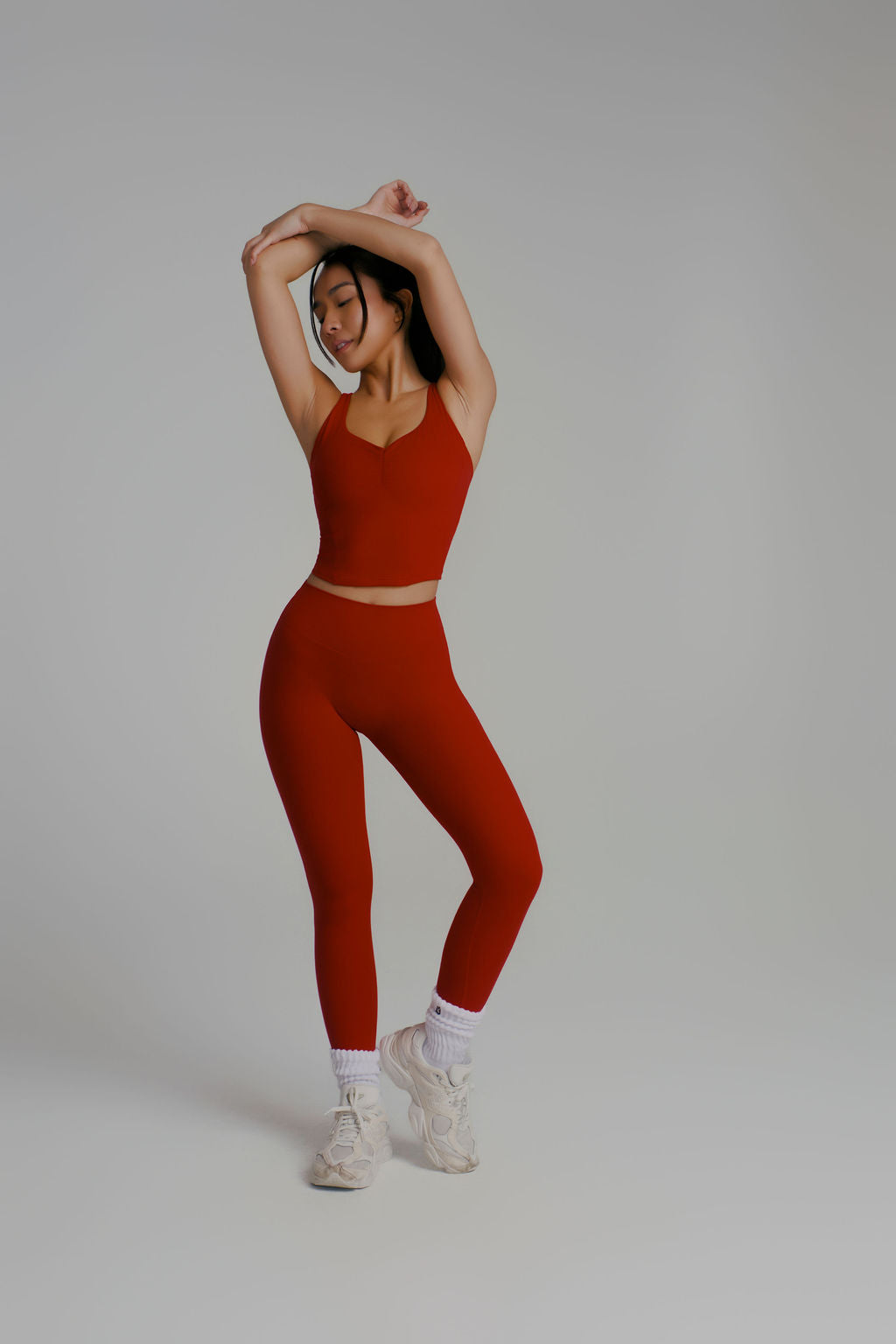 Poshknit Waist Tank - Lipstick Red