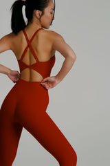 Thumbnail 1 of Poshknit Scrunch Bodysuit - Lipstick Red, 1 of 2