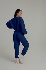 Thumbnail 2 of Threads Crew Pullover - Baked Blue, 2 of 4