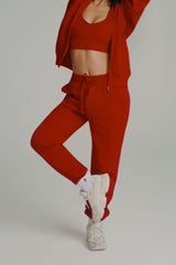 Thumbnail 1 of Threads Jogger Sweatpant - Lipstick Red, 1 of 5
