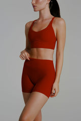 Thumbnail 4 of Poshknit Sports Bra - Lipstick Red, 4 of 4