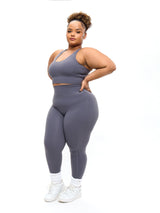 Thumbnail 5 of Rosa Sports Bra - Blue Steel, 5 of 5