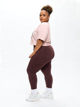 Thumbnail 2 of Lifting Club Crop Tee - Strawberry Milk, 2 of 4