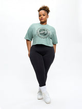 Thumbnail 1 of Build Crop Tee - Arctic Moss, 1 of 4