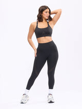 Thumbnail 6 of Airbrush Laser BTC Sports Bra - Onyx Black, 6 of 7