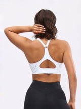 Thumbnail 4 of Airbrush Laser BTC Sports Bra - White, 4 of 7