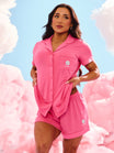 **PREORDER** Pajama Shorts Set - Pink