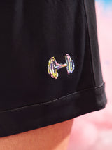 Thumbnail 2 of **PREORDER** Pajama Shorts Set - Black, 2 of 4