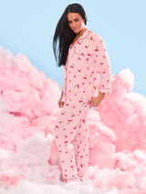 Thumbnail 1 of **PREORDER** Pajama Pants Set - Cherry Print, 1 of 5