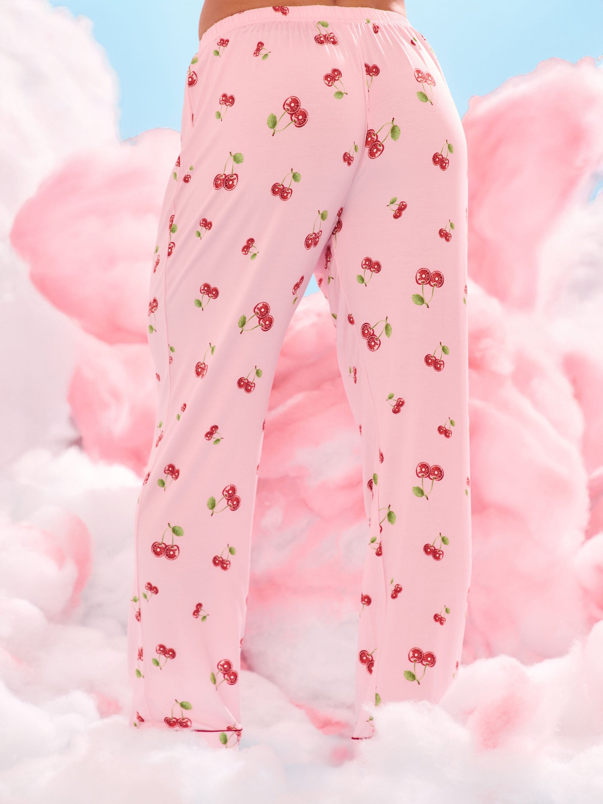 **PREORDER** Pajama Pants Set - Cherry Print