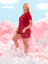 Thumbnail 5 of **PREORDER** Pajama Shorts Set - Red, 5 of 5