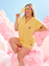 Thumbnail 4 of **PREORDER** Pajama Shorts Set - Yellow, 4 of 5