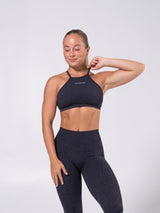 Thumbnail 12 of Flex Seamless Sports Bra - Black Bossy, 12 of 12