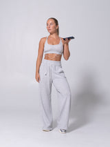 Thumbnail 8 of Layers Straight Leg Sweatpant - Heather Grey, 8 of 9