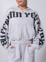 Thumbnail 2 of Threads Waist Zip Hoodie - Ten, 2 of 6