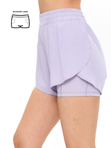 Thumbnail 1 of Flirty Flo Short Boyshort - Lavender Smoke, 1 of 6