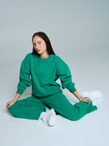 Thumbnail 3 of Plush Fleece Crew Pullover - Lucky Charm, 3 of 6