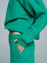 Thumbnail 6 of Plush Fleece Crew Pullover - Lucky Charm, 6 of 6