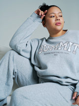 Thumbnail 6 of Plush Fleece Crew Pullover - Heather Grey, 6 of 6