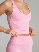 Thumbnail 1 of Dream Heather V Neck Tank - Heather Pink, 1 of 7