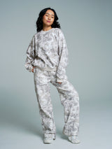 Thumbnail 6 of Plush Fleece Crew Pullover - Snow Camo, 6 of 6