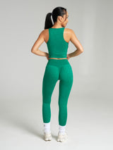 Thumbnail 4 of Dream Heathered Legging - Heather Green, 4 of 7