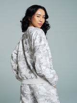 Thumbnail 4 of Plush Fleece Crew Pullover - Snow Camo, 4 of 8