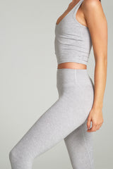 Thumbnail 2 of Dream Heather V Neck Tank - Heather Grey, 2 of 9