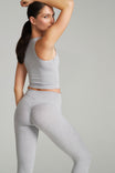 Dream Heathered Legging - Heather Grey