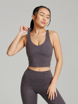 Thumbnail 6 of Dream Heather V Neck Tank - Heather Charcoal, 6 of 10