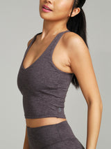 Thumbnail 5 of Dream Heather V Neck Tank - Heather Charcoal, 5 of 10