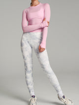 Thumbnail 8 of Base Layer Long Sleeve Waist Top - Plastic Pink, 8 of 8