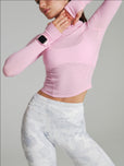 Base Layer Long Sleeve Waist Top - Plastic Pink