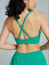 Thumbnail 2 of Plush Fleece Bralette - Lucky Charm, 2 of 7