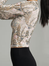 Thumbnail 4 of Halo Long Sleeve Baby Tee - Pink Camo, 4 of 9