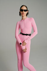 Thumbnail 4 of Colorado Fleece Bodysuit - Plastic Pink, 4 of 5