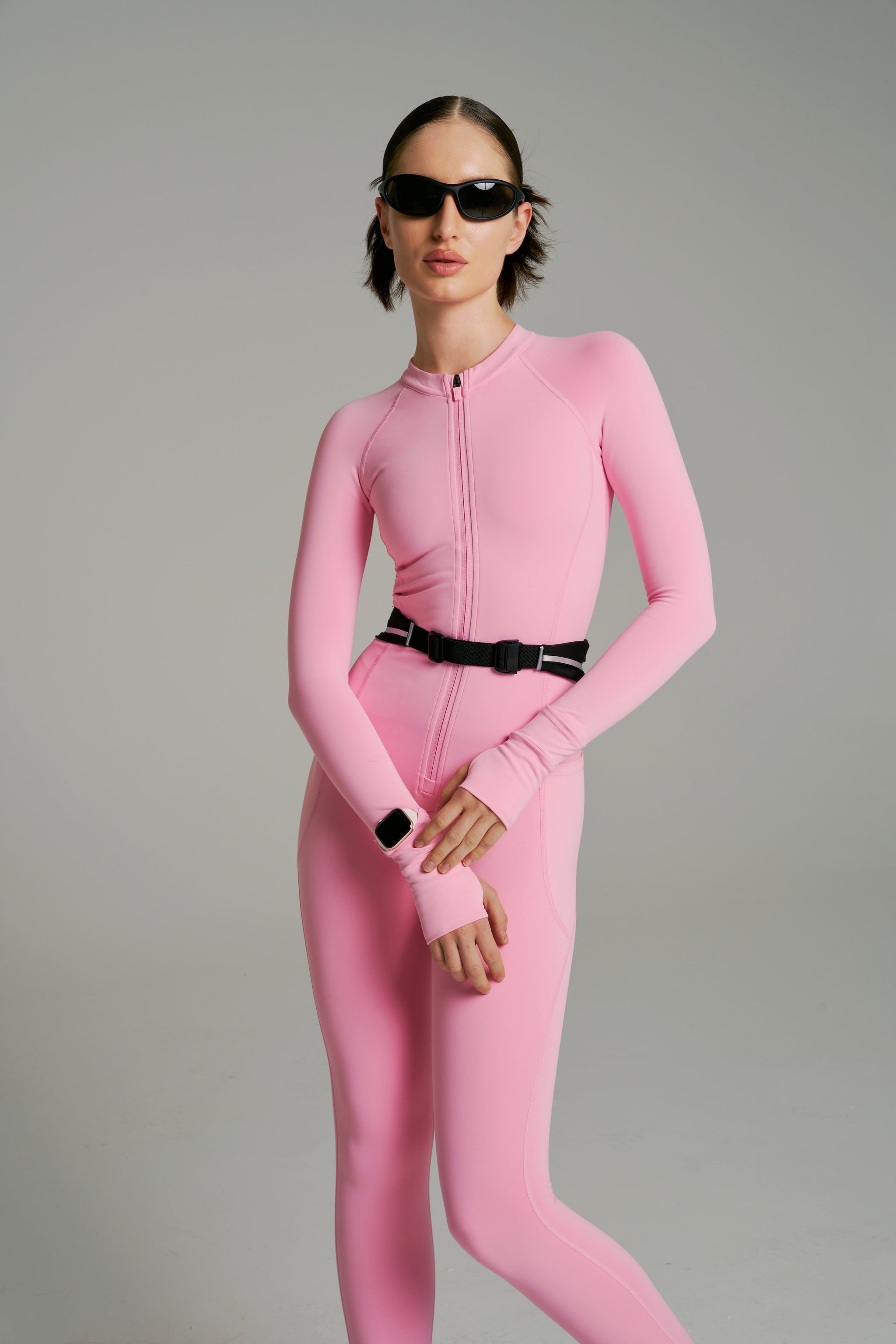 Colorado Fleece Bodysuit - Plastic Pink