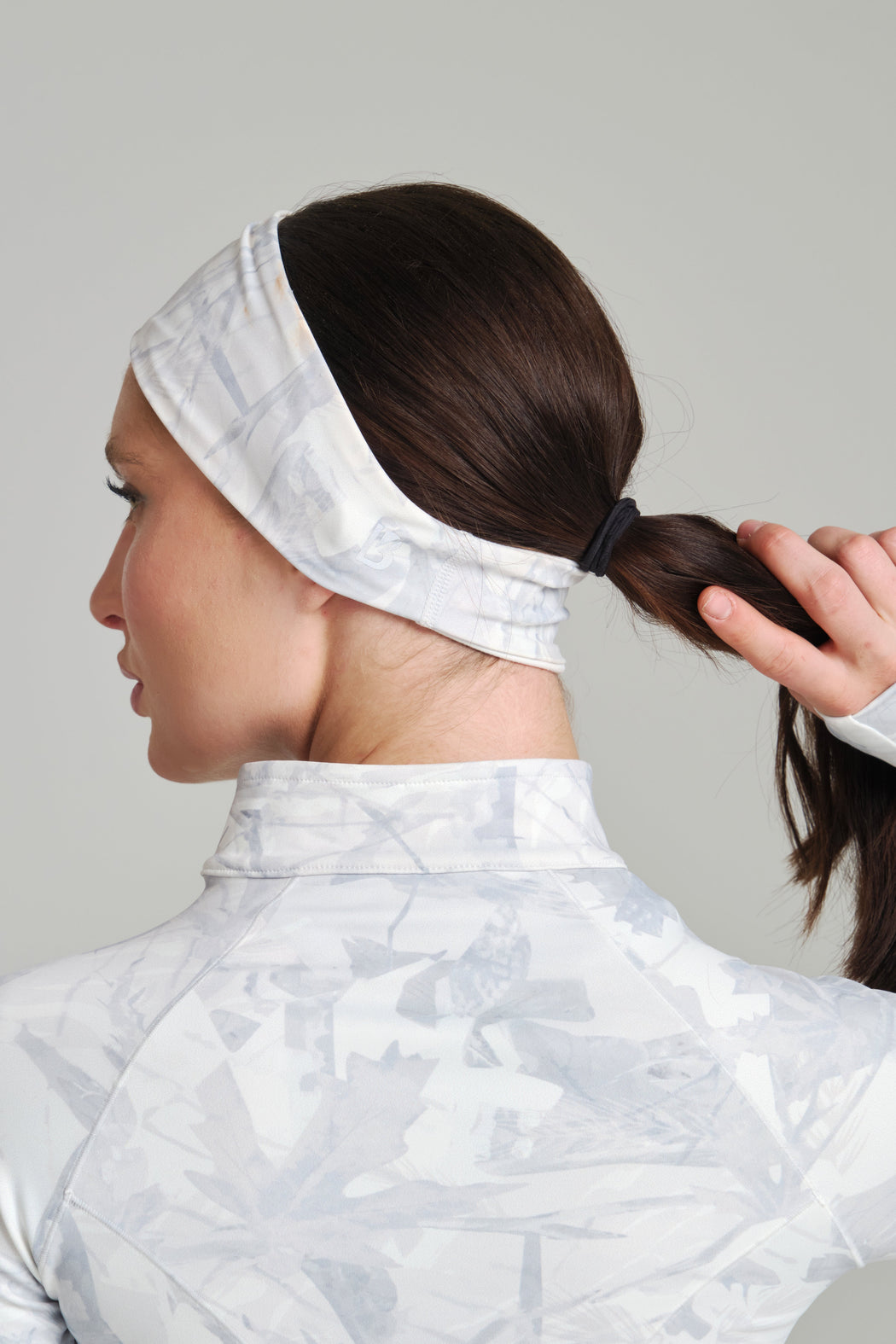 Colorado Fleece Headband - Snow Camo