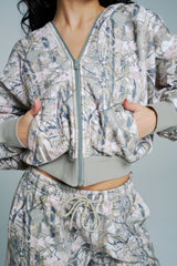 Thumbnail 1 of Plush Fleece Zip Hoodie - Pink Camo, 1 of 5