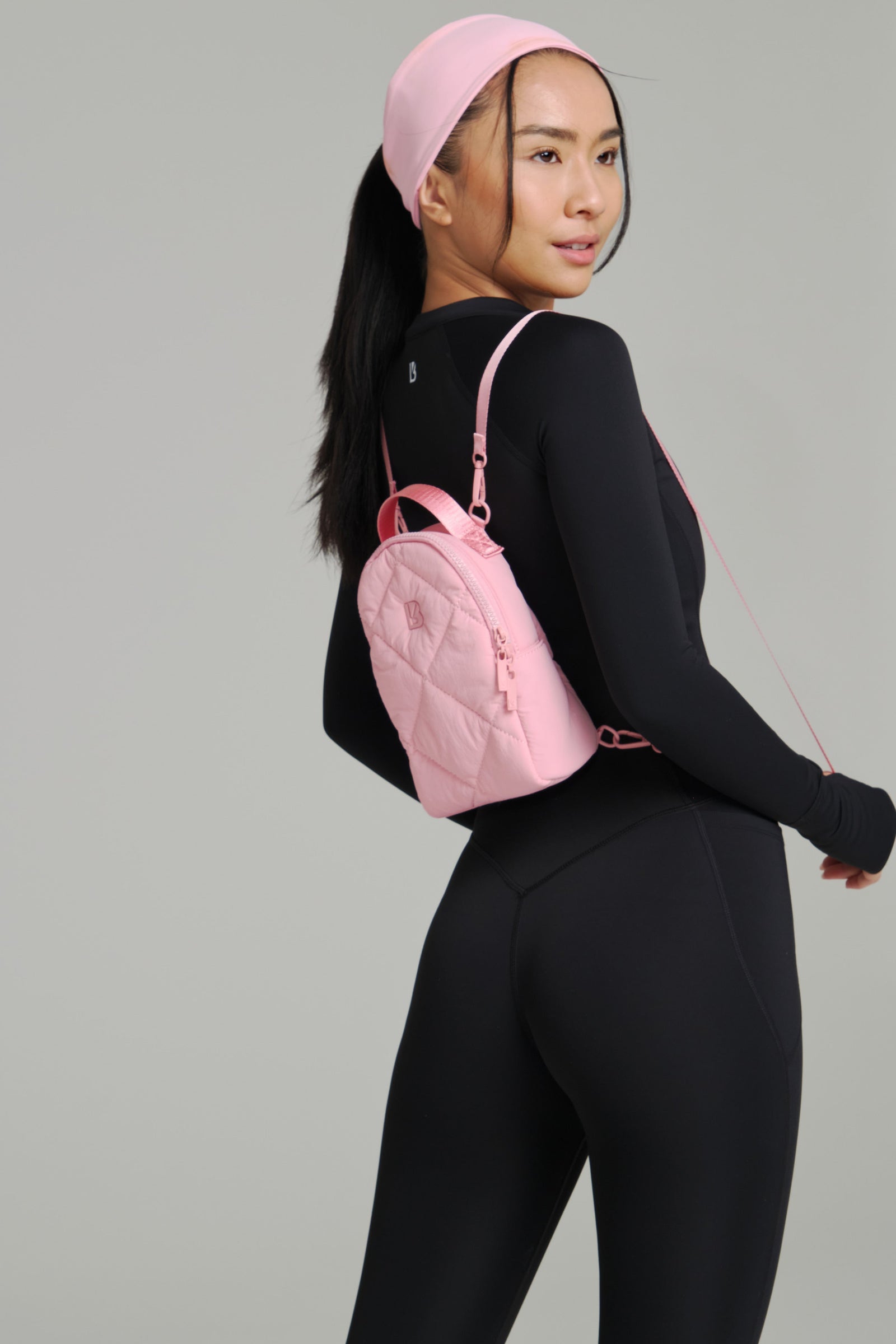 Mini Puffer Backpack - Plastic Pink