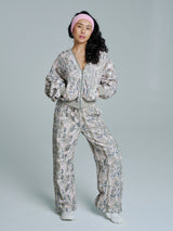 Thumbnail 5 of Plush Fleece Zip Hoodie - Pink Camo, 5 of 5