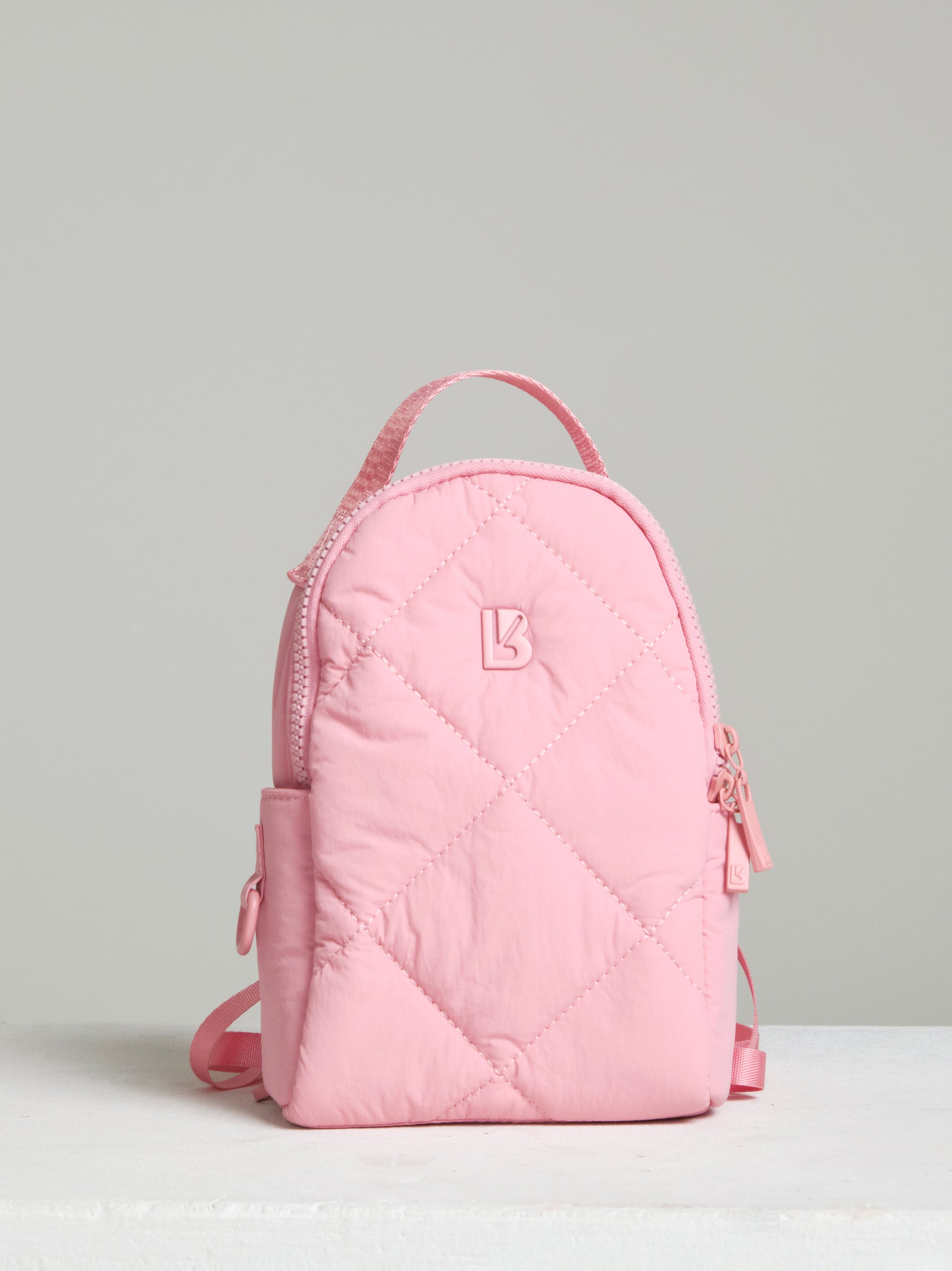Mini Puffer Backpack - Plastic Pink