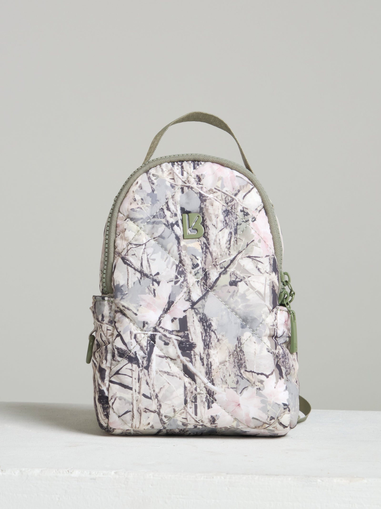 Mini Puffer Backpack - Pink Camo