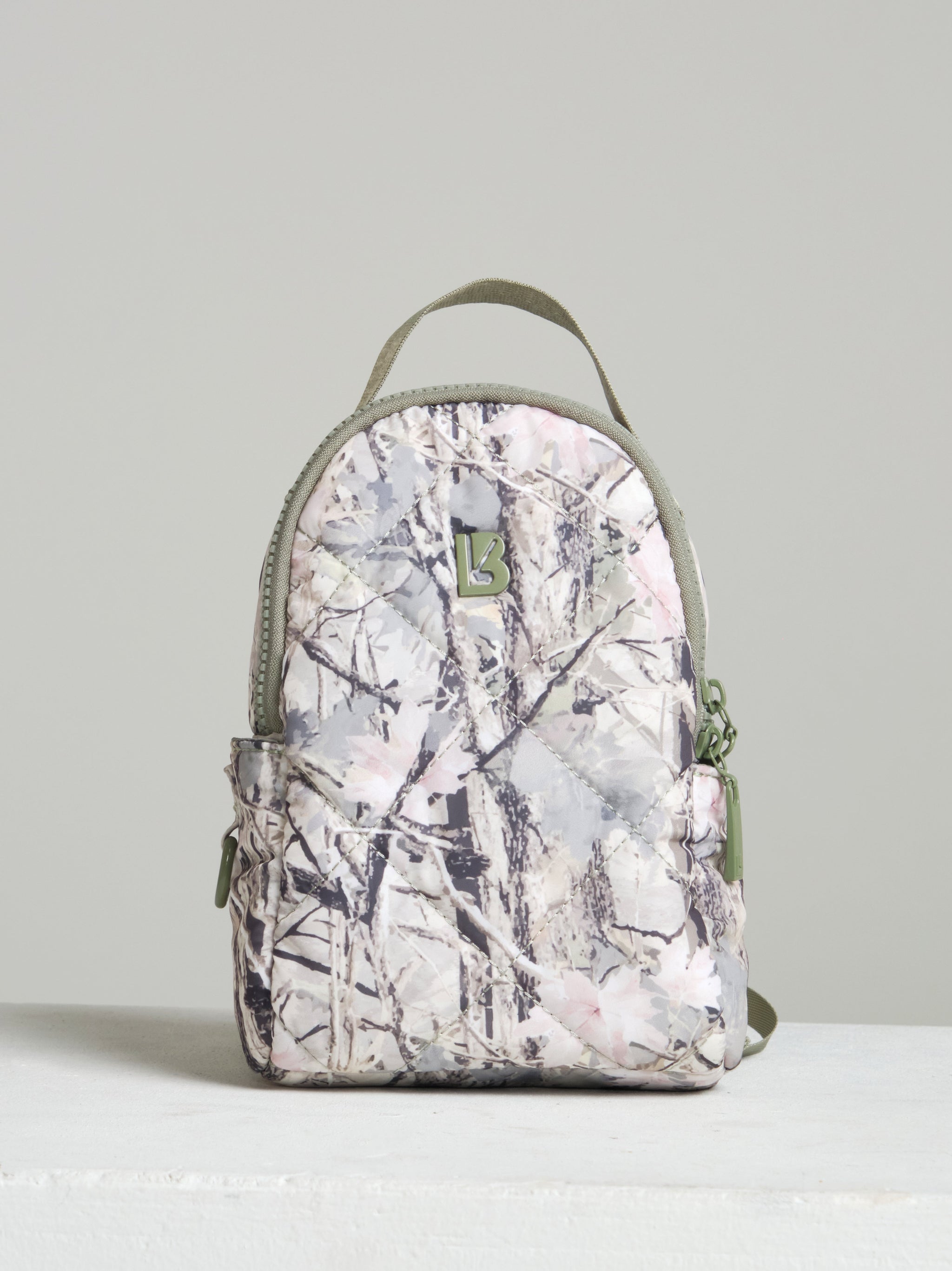 Mini Puffer Backpack - Pink Camo