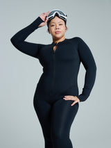 Thumbnail 1 of Colorado Fleece Bodysuit - Onyx Black, 1 of 5