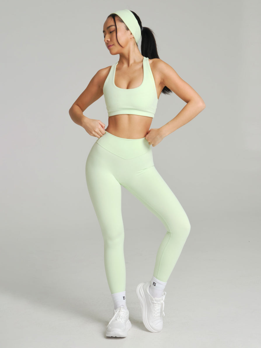 Colorado Fleece Legging - Honeydew