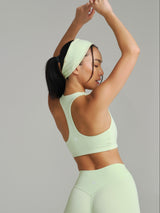 Thumbnail 2 of Colorado Fleece Sports Bra - Honeydew, 2 of 2