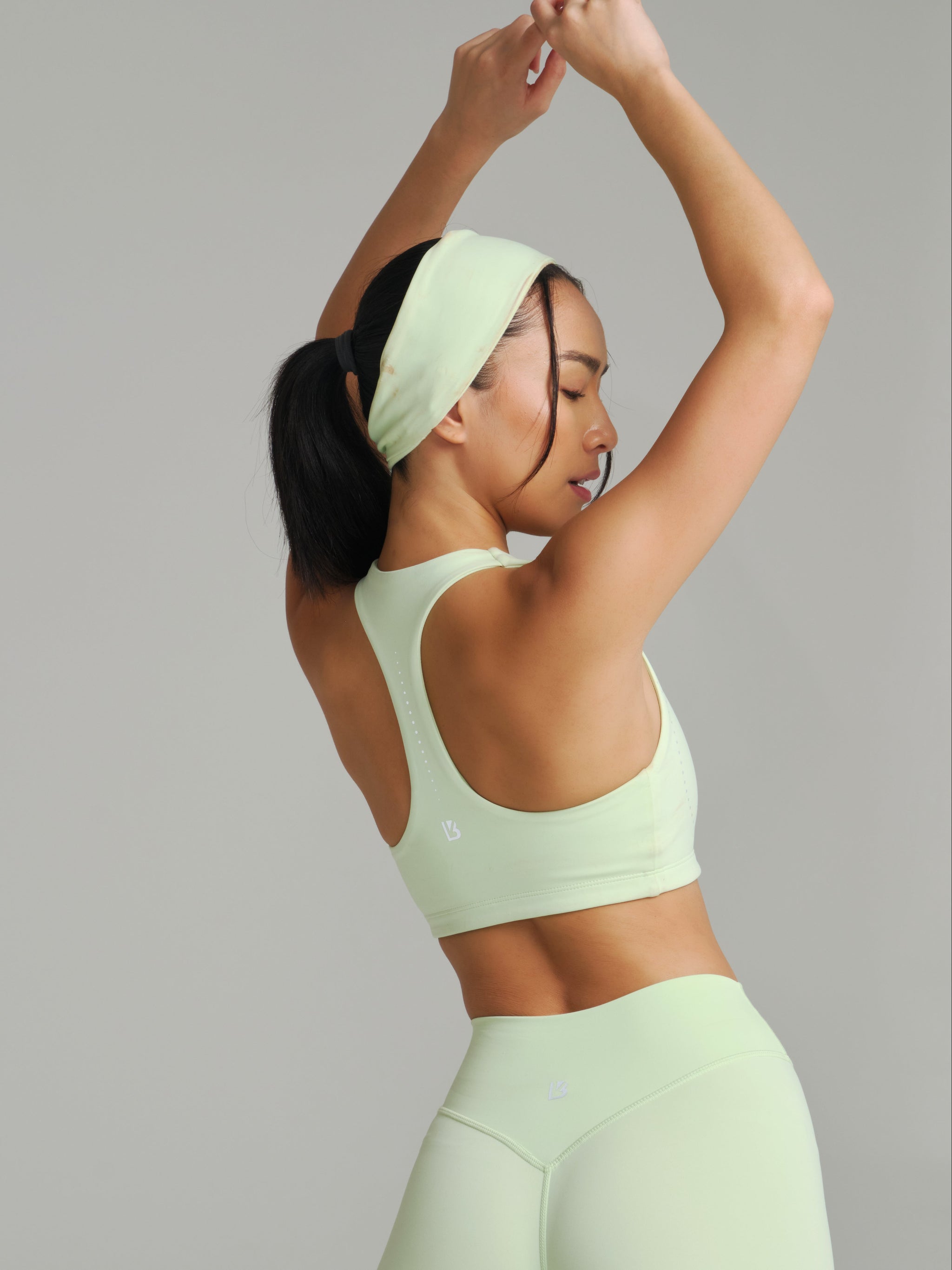 Colorado Fleece Sports Bra - Honeydew