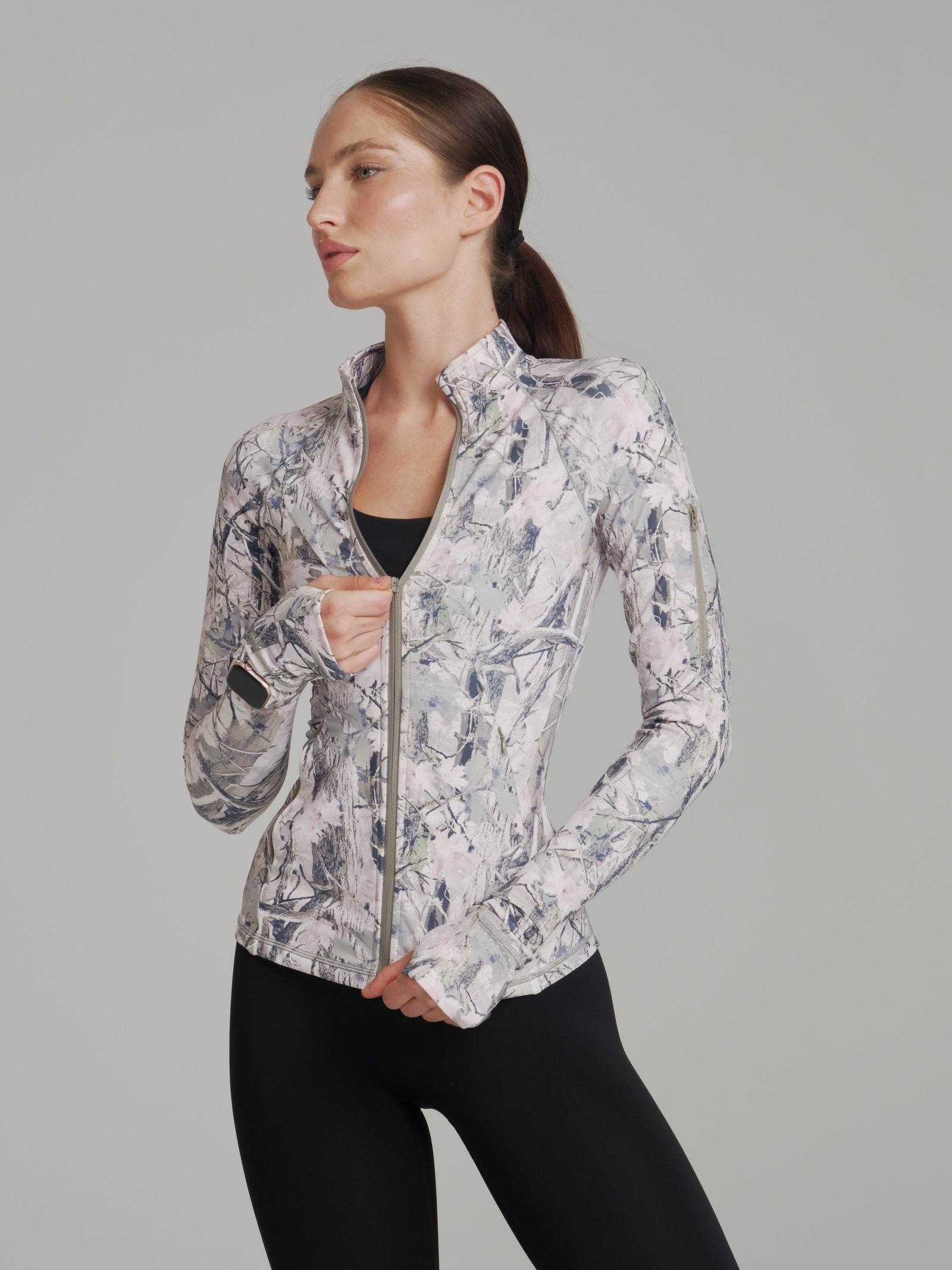 Colorado Fleece Zip Jacket - Pink Camo