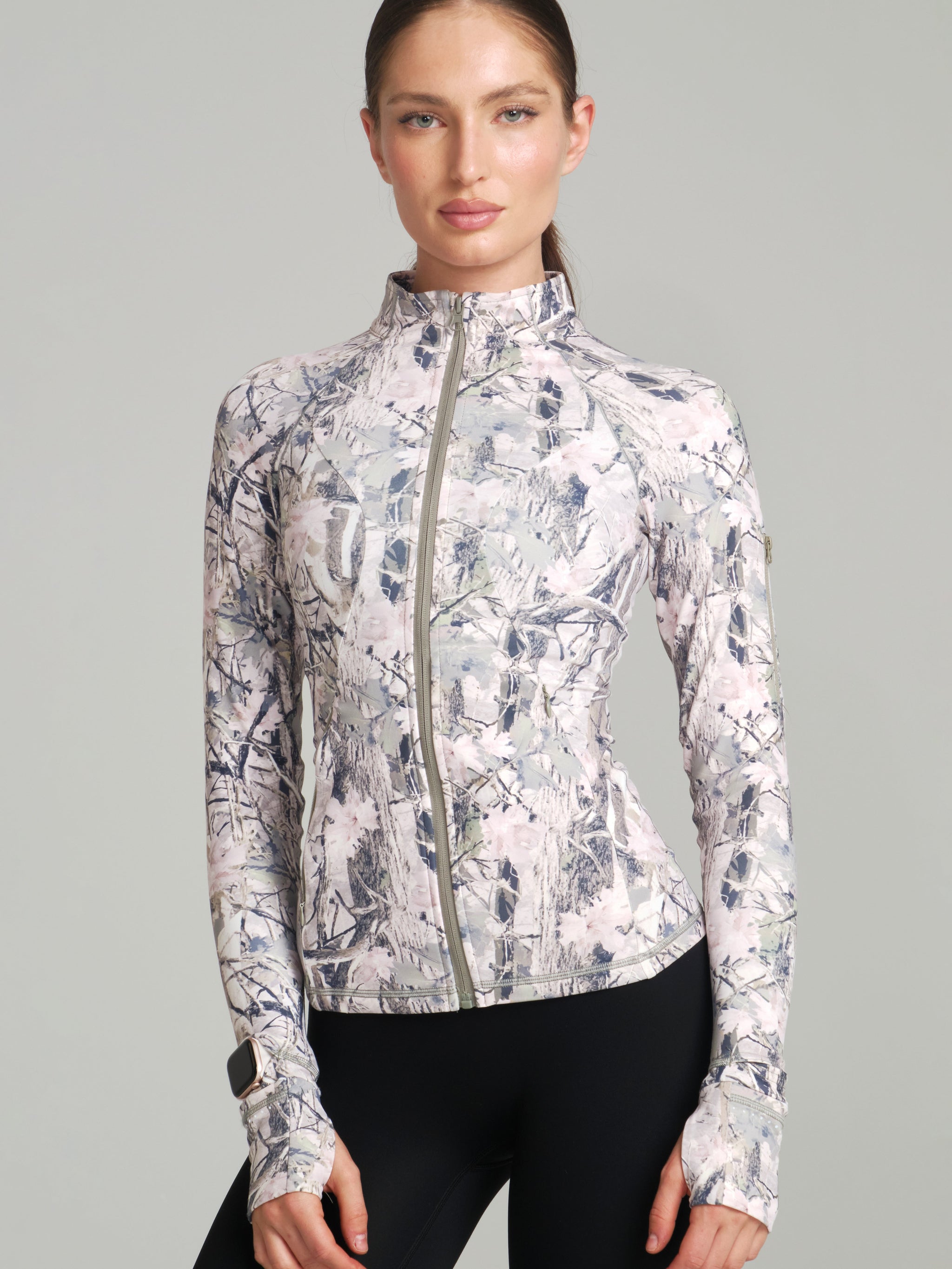 Colorado Fleece Zip Jacket - Pink Camo